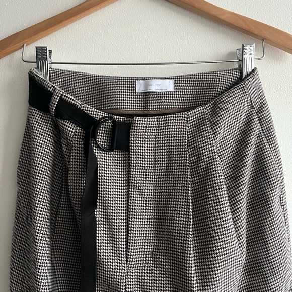 Oak + Fort Checkered Pants Women’s High Waisted Academia XS - Picture 2 of 11